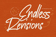 Endless Revisions - Handwritten Font, a Font by Gassstype (Thumbnail 1 of 8)