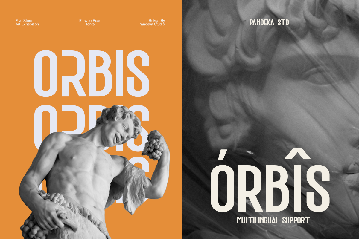 Rokga - Modern Branding Sans, a Sans Serif Font by Pandeka Studio (Photo 6 of 8)