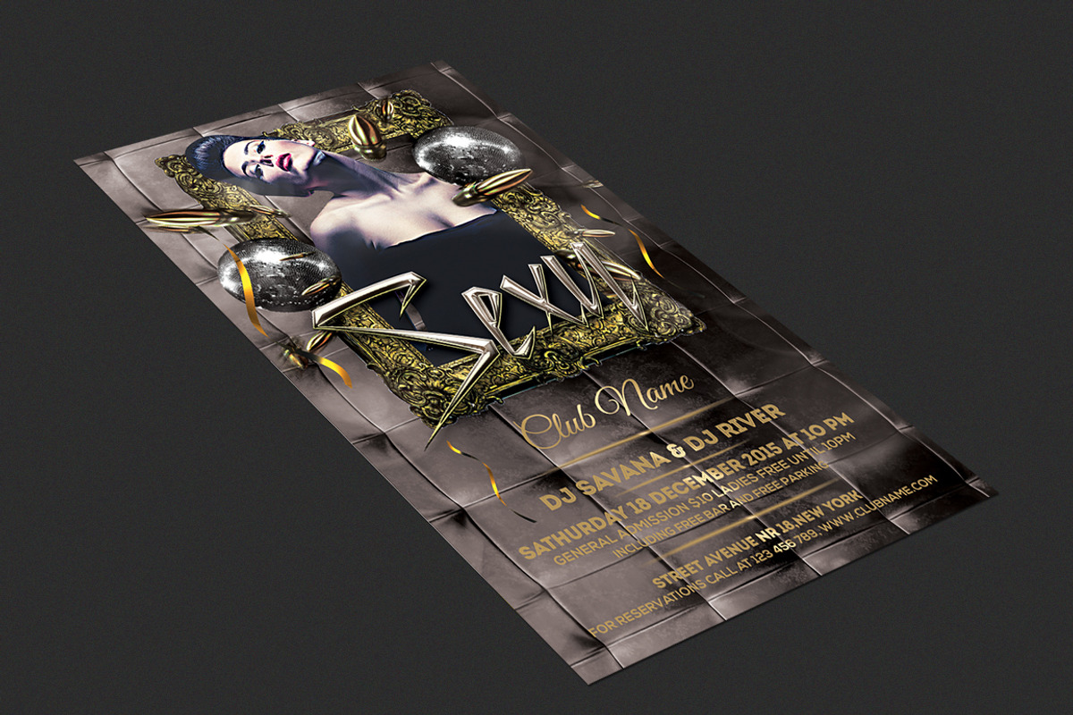 Sexy Party Flyer, a Flyer Template by DSGraphicDesign (Photo 2 of 2)