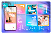 BLASTER - Canva Instagram Template, a Social Media Template by LEROY Design (Thumbnail 1 of 4)