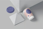 Paper Cup Sleeve Mockups, a Cups & Container Mockup by megostudi0 (Thumbnail 4 of 8)