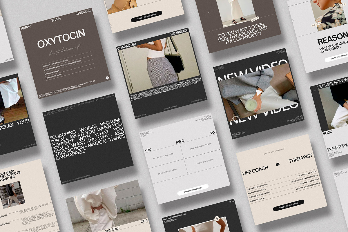 Life Coach Instagram Post, a Social Media Template by Moscovita Studio (Photo 3 of 20)