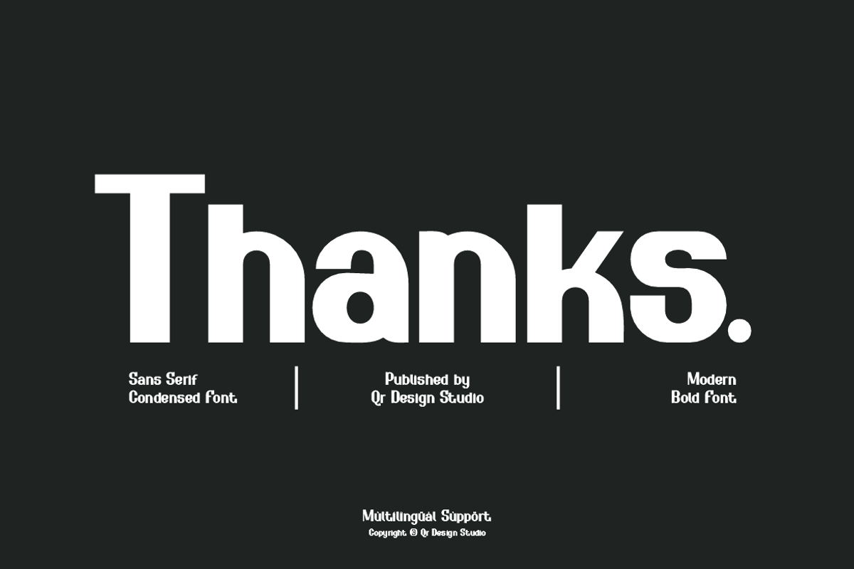 Gofrant - Modern Sans Font, a Sans Serif Font by QR Design Studio (Photo 12 of 12)