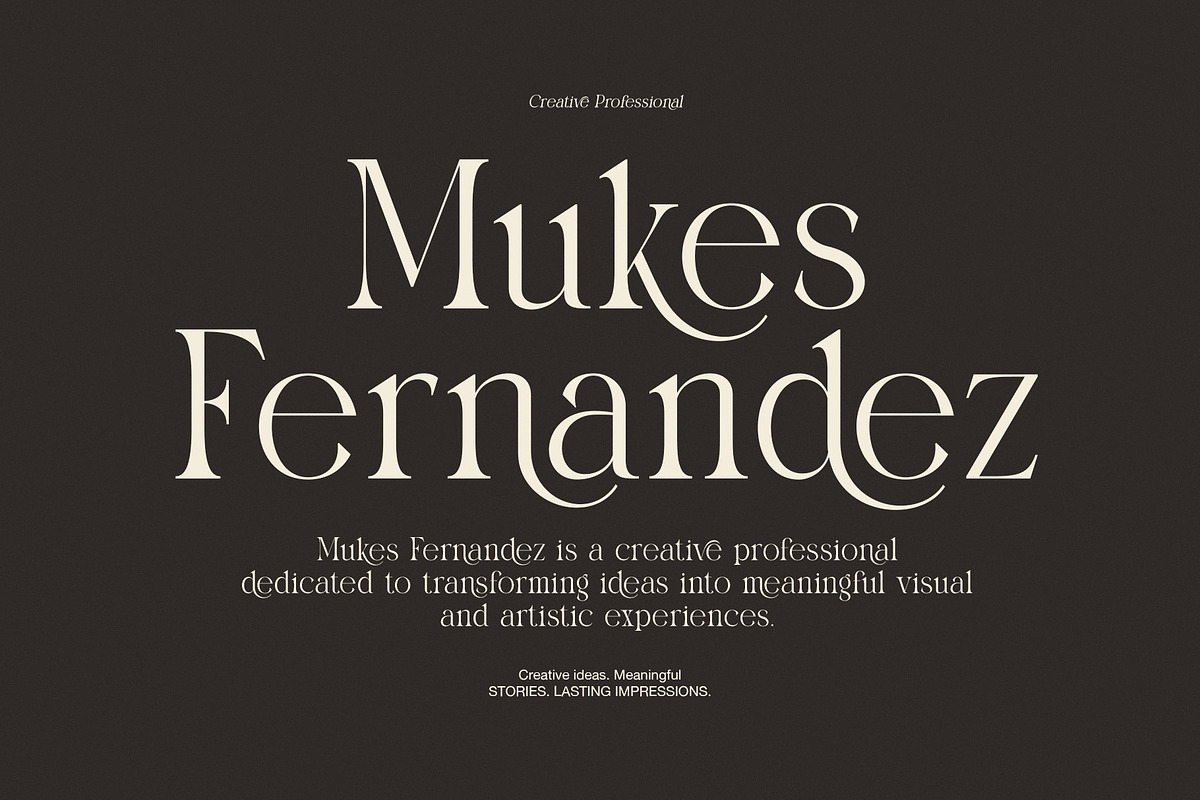 Romans Luxury Serif Font, a Serif Font by Graphicxell (Photo 2 of 8)