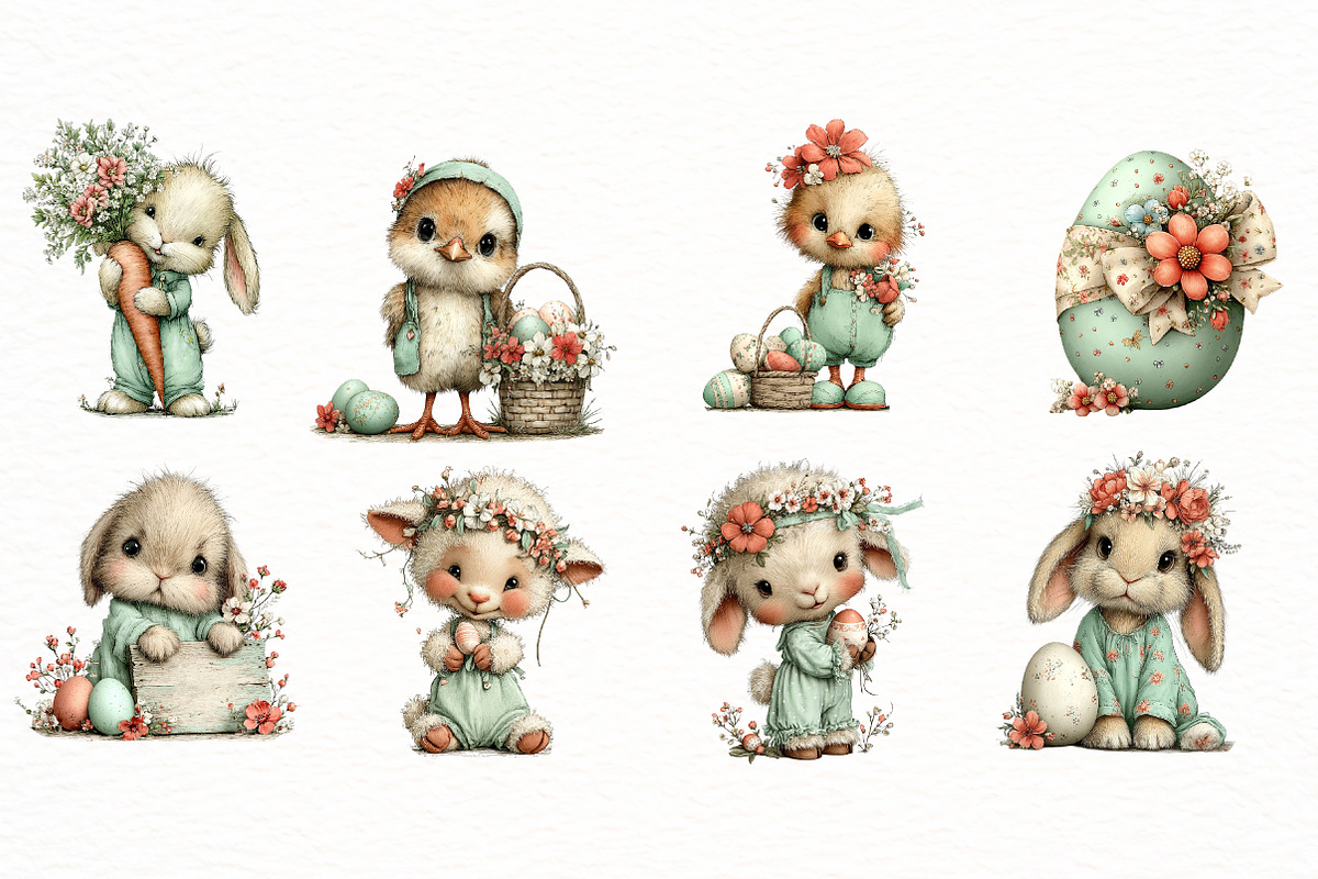 Whimsical Sweet Spring Easter Day, an Illustration by Designworld (Photo 5 of 8)