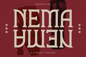 Nema Display Typeface Font