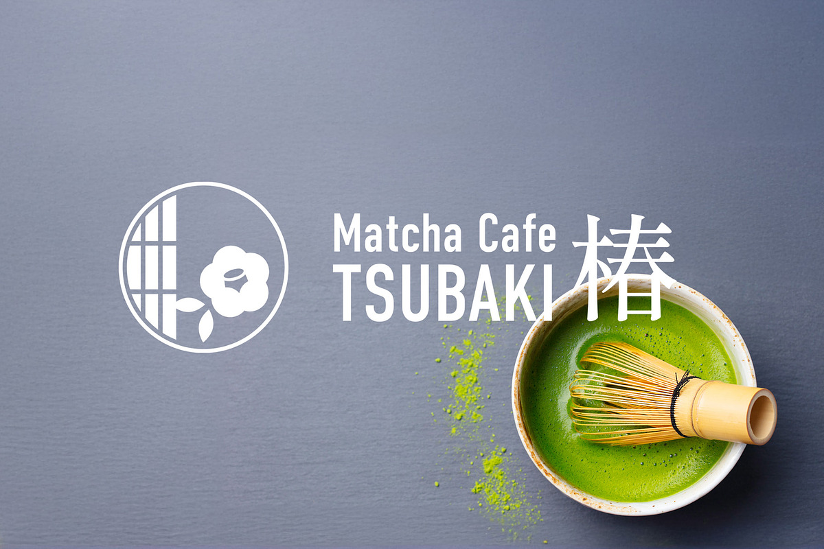 Modern Matcha Cafe Logo & Shop Card, a Branding & Logo Template by Keiko Design (Photo 2 of 6)