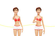Jenny Swimsuit Character Promo Kit, a Person Illustration by Oleg Ribar (Thumbnail 25 of 27)