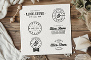 Wedding Badges, a Branding & Logo Template by Aarley Kaiven (Thumbnail 1 of 2)