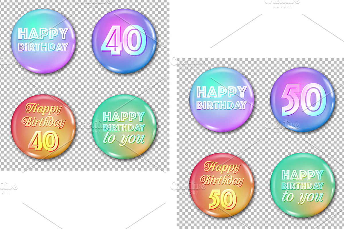 10 to 80 anniversary icons set, an Icon by OKart.studio (Photo 5 of 5)