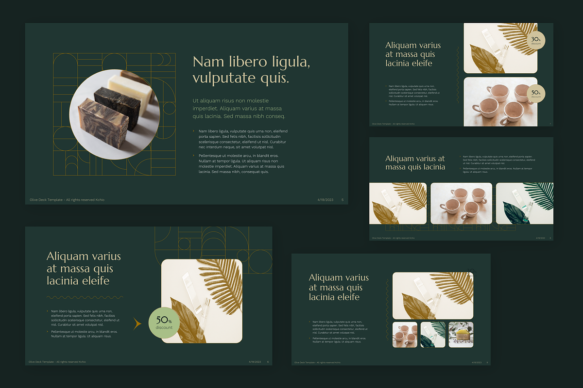 Olive Keynote Template, a Presentation Template by chio.design - Khalay Chio (Photo 3 of 7)