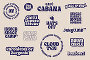 Chuckl | A Bold Display Typeface, a Sans Serif Font by Ayca Atalay (Thumbnail 2 of 6)