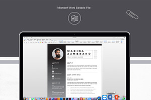 Clean Word CV-Resume Template