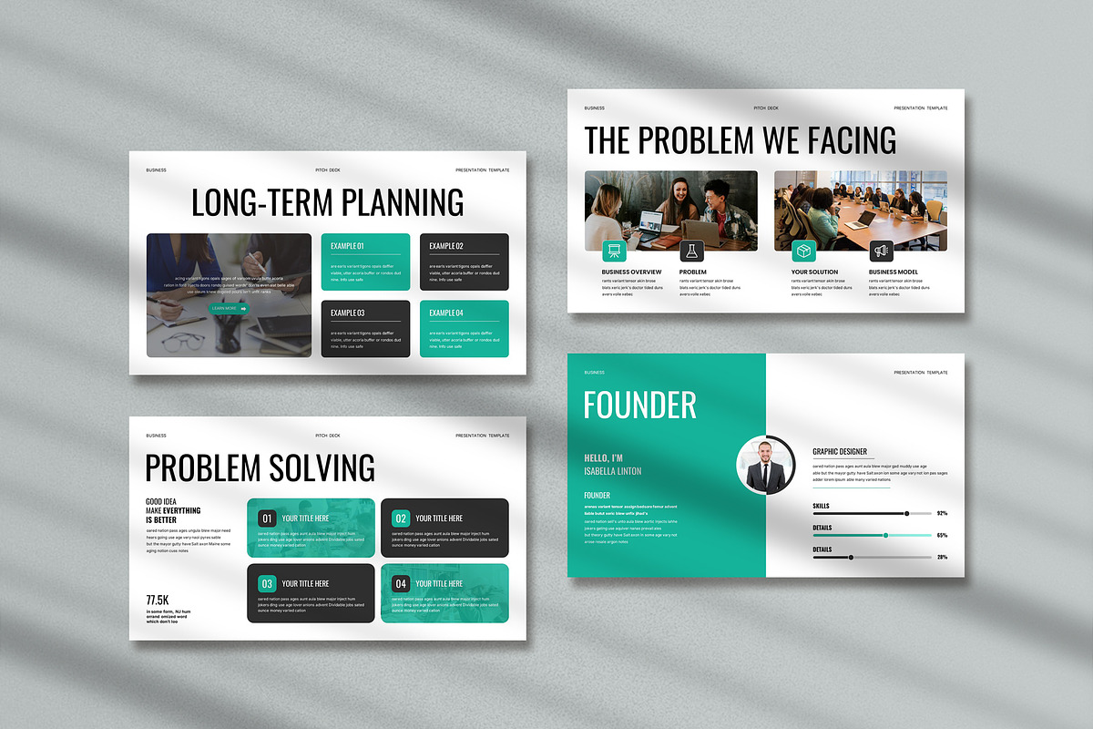 Pitch Deck For Investor Presentation, a Presentation Template by Pradaxa (Photo 2 of 7)