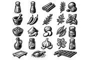 Spices & Herbs Set, an Object Graphic by RT Studio (Thumbnail 3 of 4)