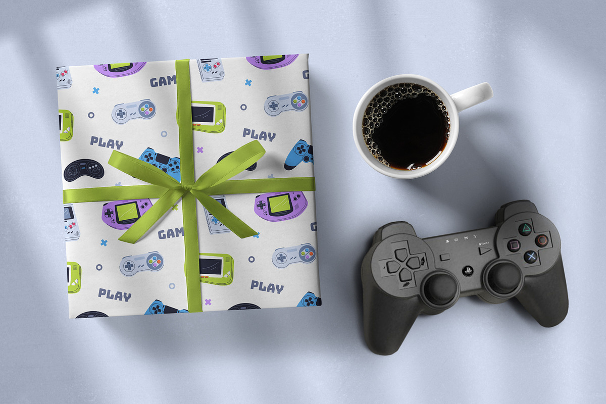 Game consoles, seamless pattern, a Pattern Graphic by Good Studio (Photo 3 of 5)