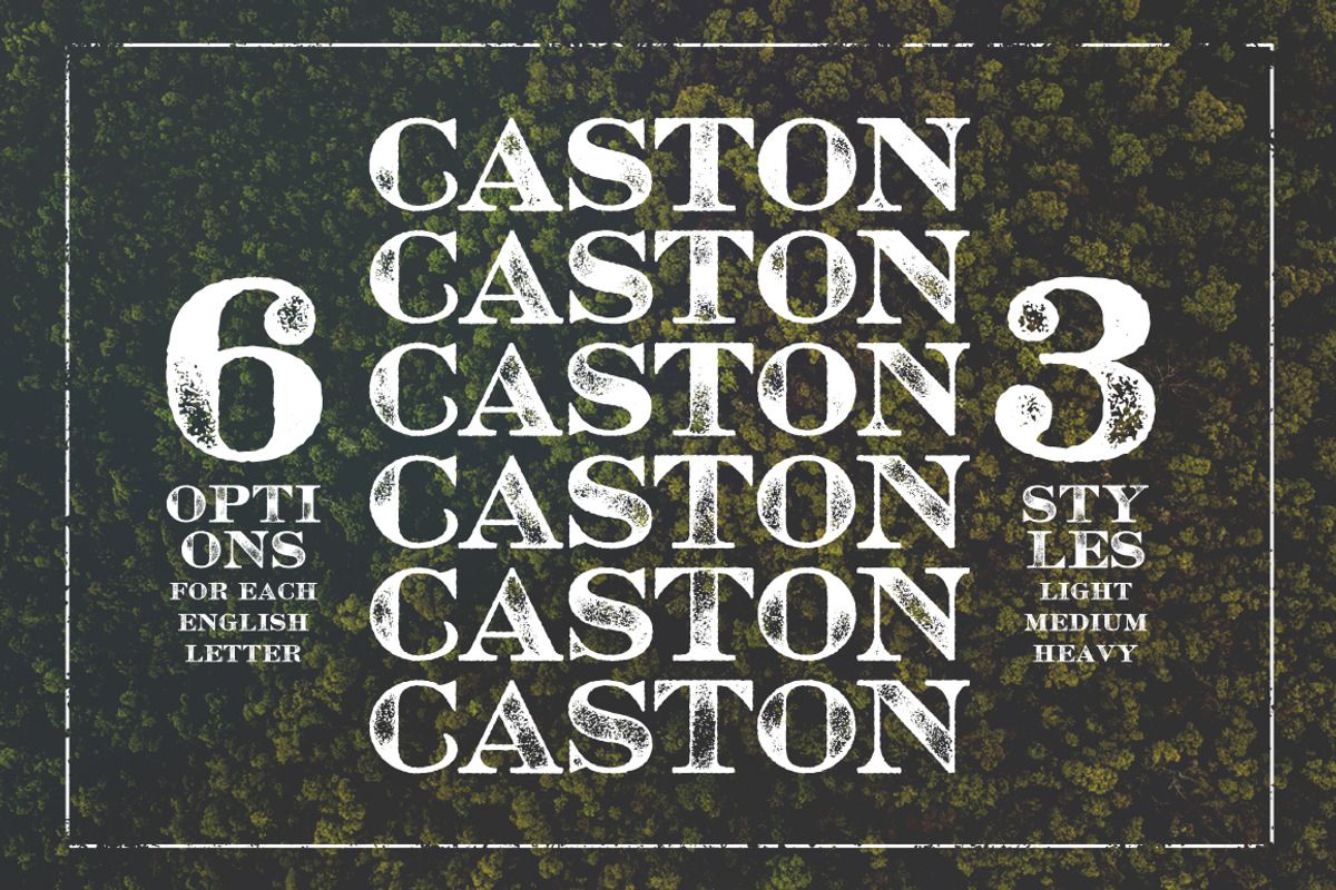 Caston Inked, a Font by Unember (Photo 2 of 5)