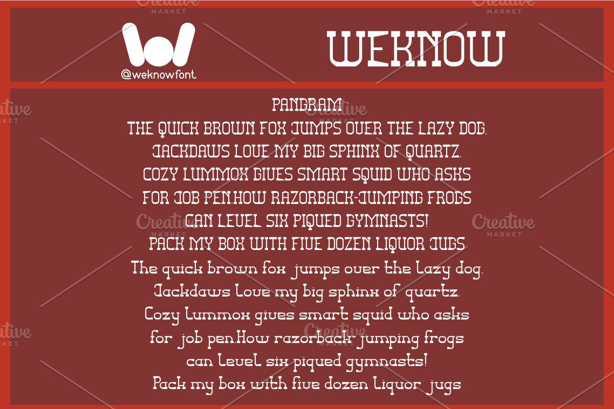 Return Home font, a Font by weknow (Photo 6 of 8)