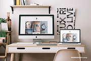 Workspace Mockup Set 8, a Mac Mockup by Best Pixels™ (Thumbnail 2 of 5)