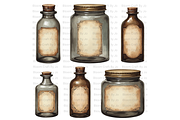 Apothecary Jars, a Decorative Illustration by Bloom Craft Creations (Thumbnail 9 of 12)