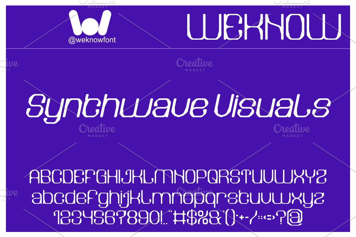 Electric Machine font, a Sans Serif Font by weknow (Photo 5 of 8)