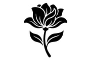 Floral Rose Lotus Silhouette, an Object Graphic by Gfx_Store (Thumbnail 3 of 14)
