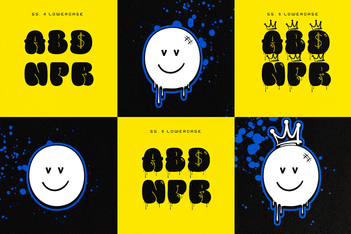Bubble Core Graffiti Mix Metal Font, a Blackletter Font by alit design (Photo 16 of 22)