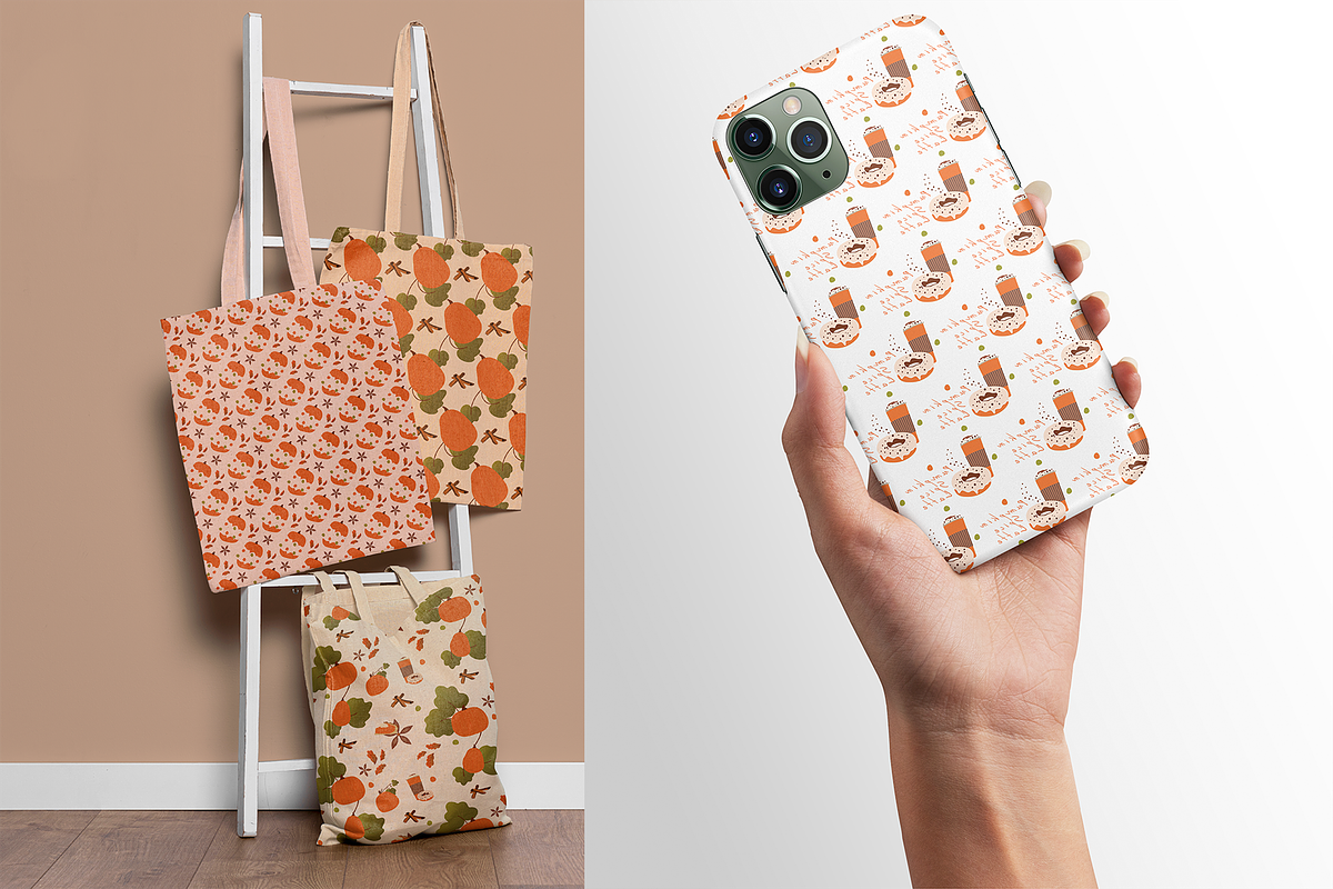 You are so Gourdgeous Patterns Set, a Pattern Graphic by maaariabouvier (Photo 6 of 11)