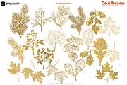 Procreate Gold Autumn Metallic Brush, a Brush Add-On by Fashion Workshop Bkk (Thumbnail 8 of 13)