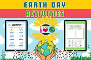 Earth Day Activities Worksheets, a Templates & Theme by Premium Digital Templates (Thumbnail 2 of 4)