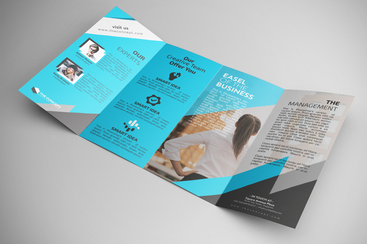 Double Gate fold Brochure, a Brochure Template by artisanHR