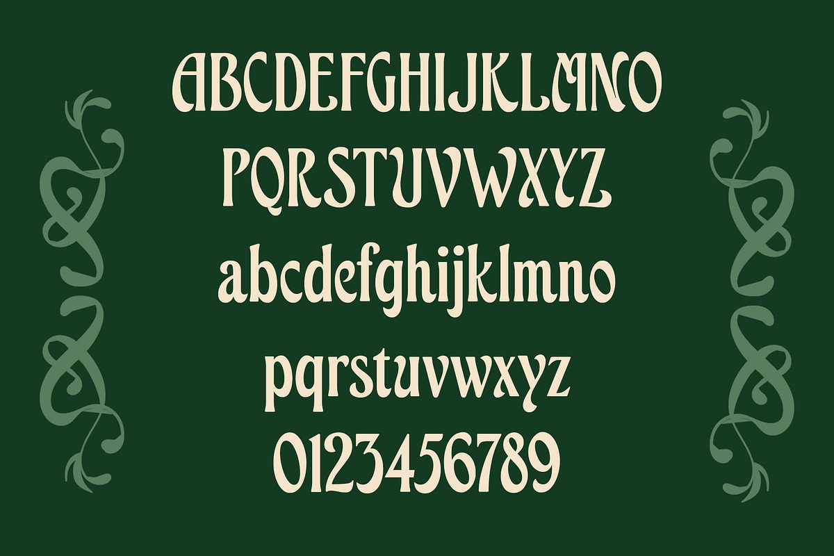 ED Bushland - Unique Display Serif, a Serif Font by Emyself Design (Photo 2 of 10)