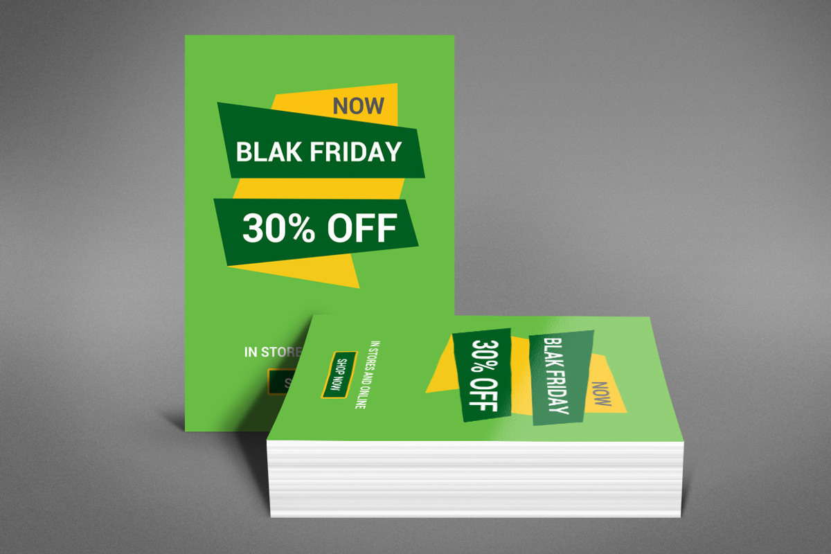 Black Friday Sale Flyer, a Flyer Template by graphicforest (Photo 4 of 4)
