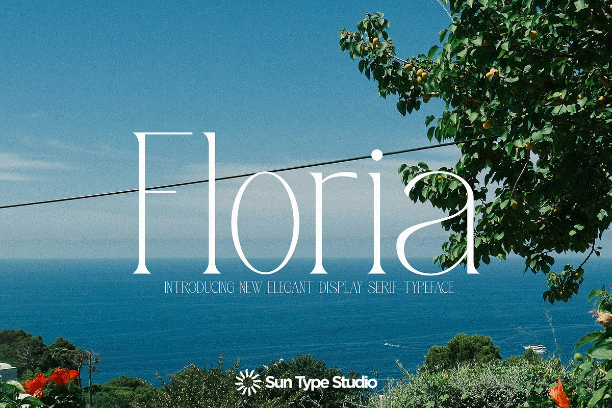 Floria - Elegant Display Serif, a Serif Font by Schrifted Type (Photo 1 of 8)