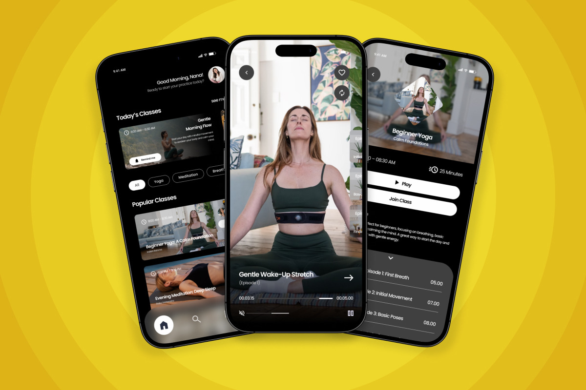 Yogin – Yoga & Meditation App Design, an App Template by twinstd (Photo 4 of 5)