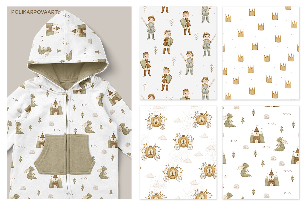 Fairytale - magic clipart & patterns, an Animal Illustration by polikarpovaart (Photo 9 of 16)