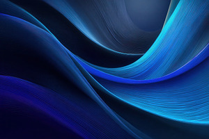 Abstract Blue Wave Lines Design Back, a Photo by Pixeness Studio