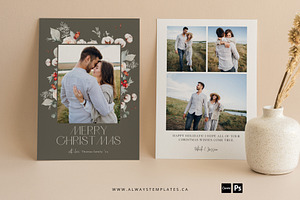 Christmas Card Template CC183