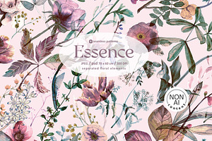 Essence. Floral pattern
