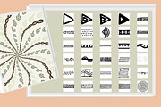 Boho chic design brushes Early bird, a Brush Add-On by Big Bundles Shop (Thumbnail 11 of 36)
