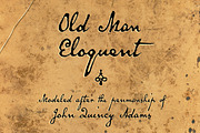 Old Man Eloquent Regular, a Script Font by Three Islands Press (Thumbnail 3 of 5)