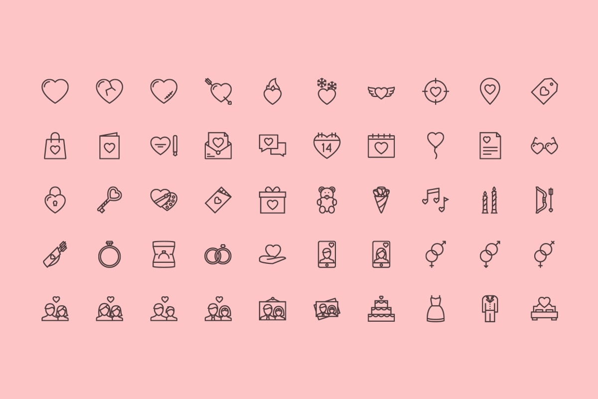 The Love Icons 100 preview 2