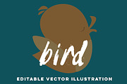Hand-Drawn Bird Vector Cartoon, an Animal Illustration by Rainy City Press (Thumbnail 1 of 3)