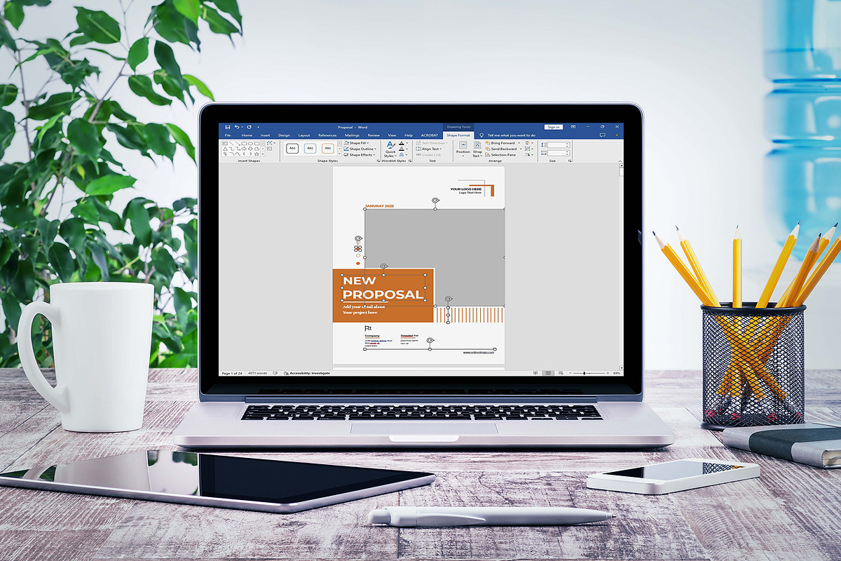 The Proposal | Word, InDesign, a Brochure Template by obayes (Photo 3 of 15)