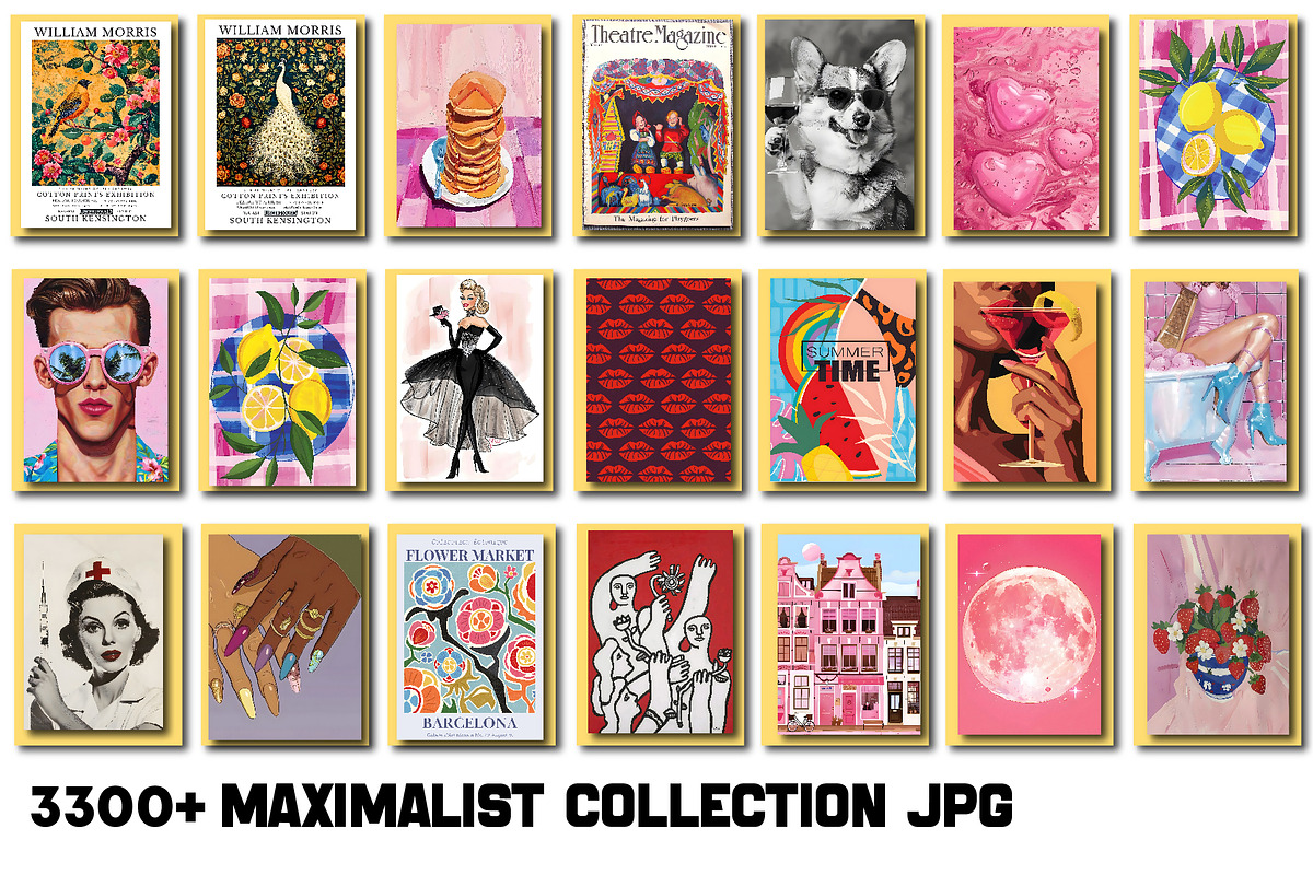 Maximalist Wall Art Collection, a Wallpaper Photo by Chipshpow Graphics (Photo 8 of 8)