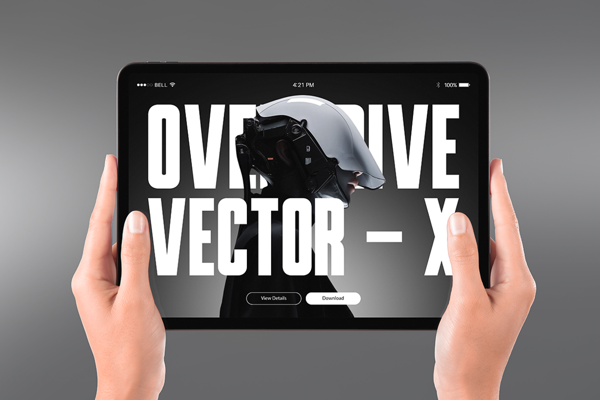 Chronex Condensed Futuristic Font, a Sans Serif Font by Vadovastd (Photo 6 of 10)