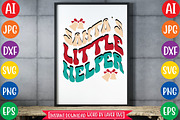 Santa's Little Helper Svg Cut File, an Object Graphic by CrexoraLab (Thumbnail 2 of 3)