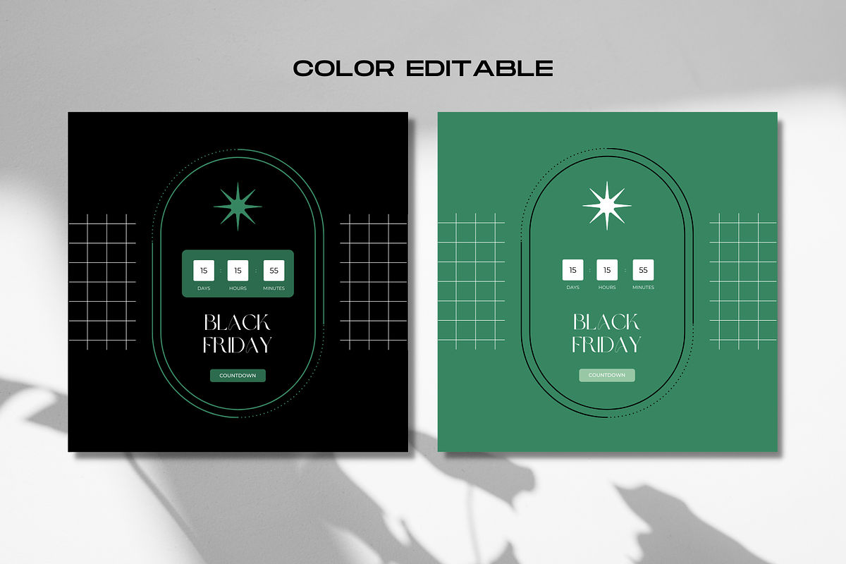 Black Friday Canva Templates, a Social Media Template by Iryna Danyliuk (Photo 4 of 7)