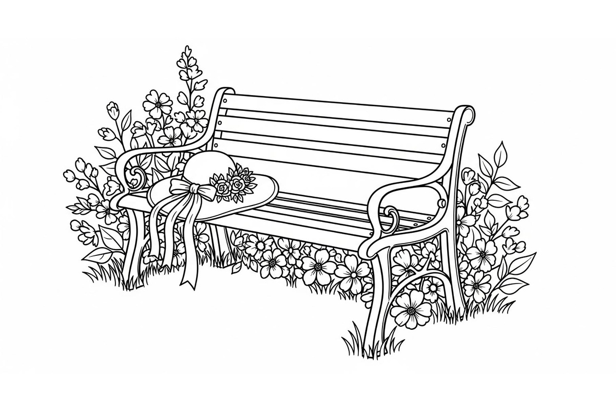 Vintage Park Bench Vector Bundle, an Illustration by jahid234 (Photo 27 of 49)
