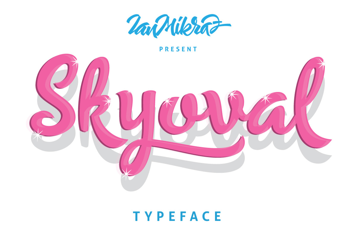Skyoval Typeface (Intro 30% off)